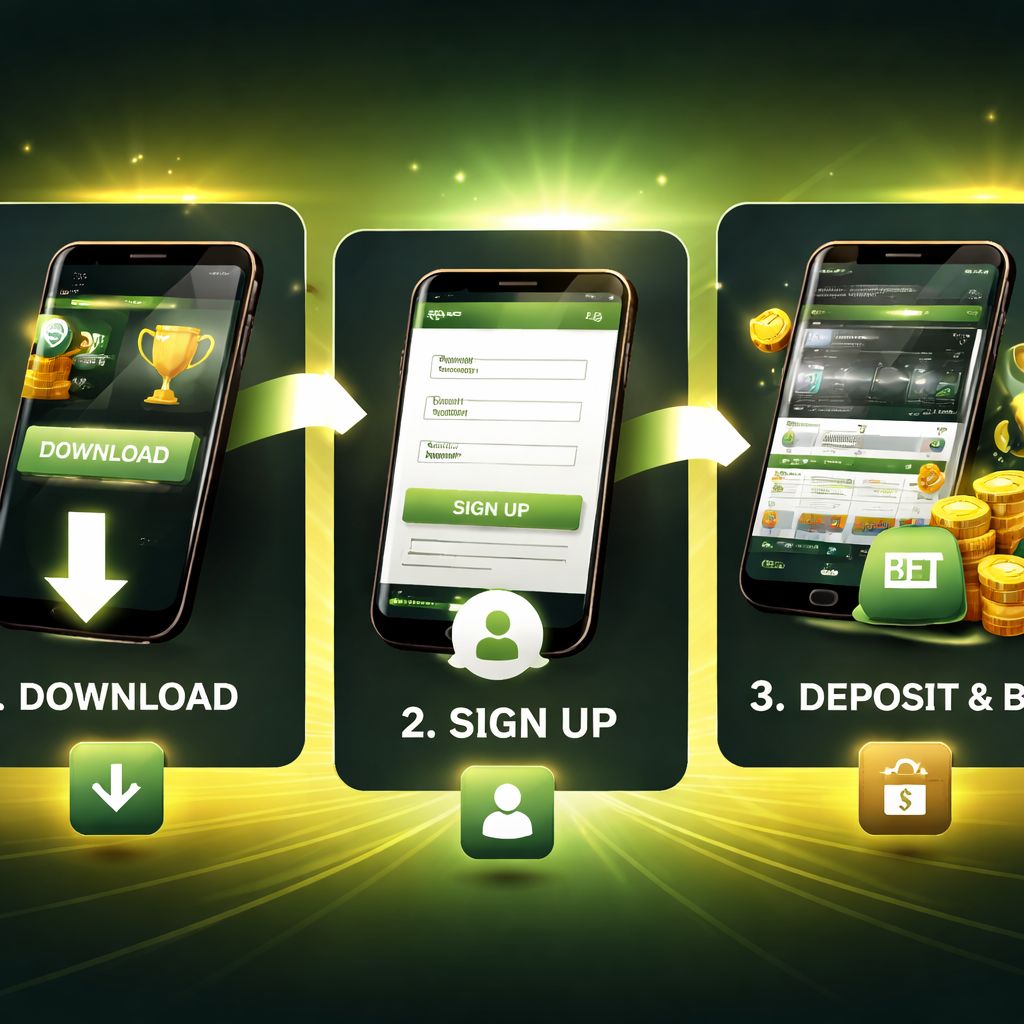 Pasos de acceso a la app Betxico en un smartphone en México