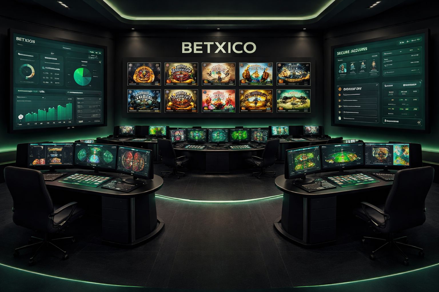Interfaz de plataforma de casino en línea Betxico adaptada para México